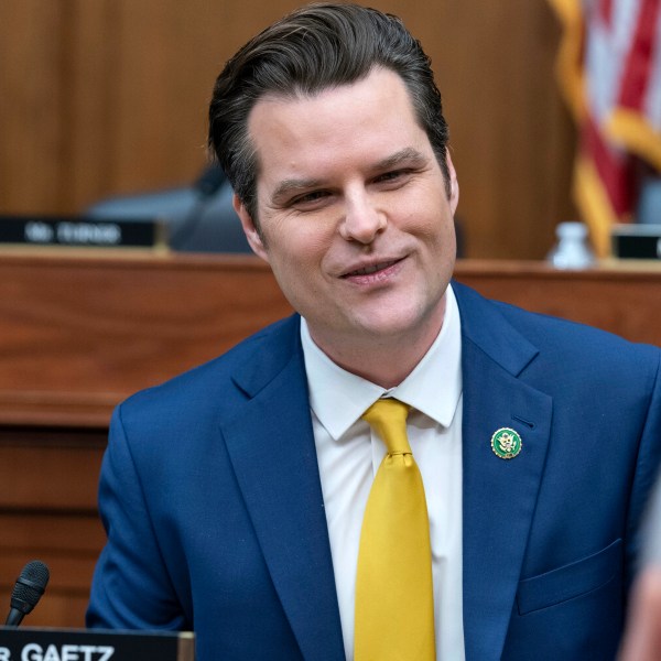FILE - Rep. Matt Gaetz, R-Fla., speaks during the House Armed Services Committee hearing on the fiscal year 2024 budget request of the Department of Defense, on Capitol Hill in Washington, March 29, 2023. House conservatives staged a mini-revolt Tuesday in retaliation for Speaker Kevin McCarthy's leadership on last week's vote to raise the debt ceiling, the right wing banding together to block progress on a mixture of bills brought to the floor by Republican leadership.(AP Photo/Jose Luis Magana, File)