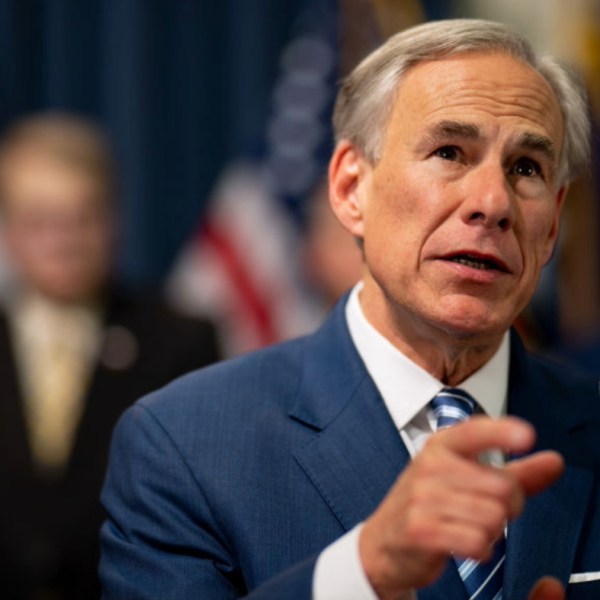 Texas Gov. Greg Abbott speaks during a news conference.