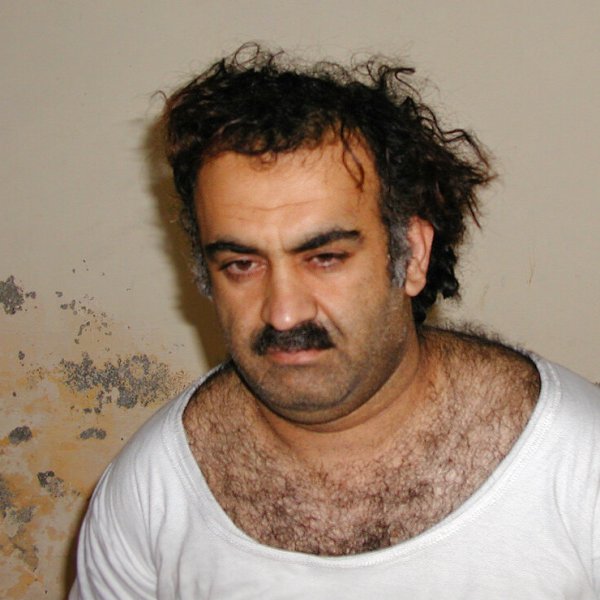Khalid Sheikh Mohammed, the alleged Sept. 11 mastermind, is seen shortly after his capture.