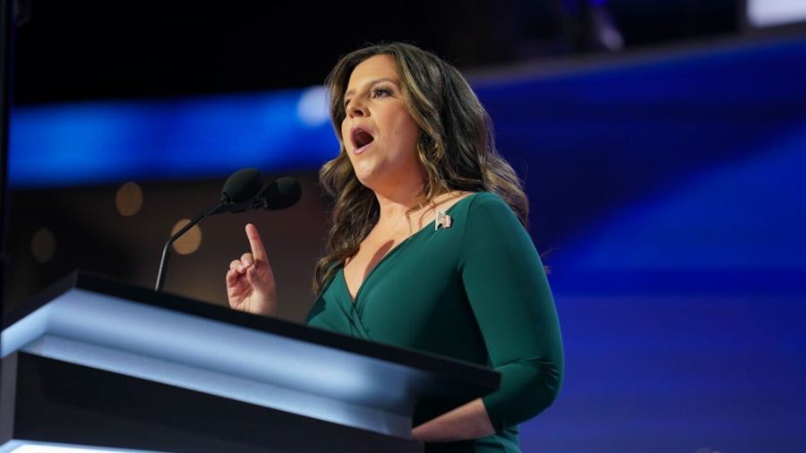 Rep. Elise Stefanik speaks at the RNC in Wisconsin on Tuesday, July 16, 2024. 