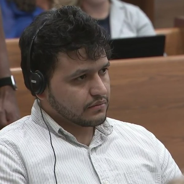 Jose Ibarra, the man accused of killing Georgia nursing student Laken Riley, in court on Aug. 2, 2024.