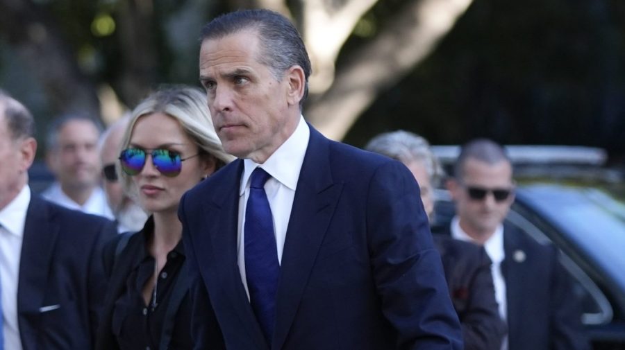 Hunter Biden and his wife.