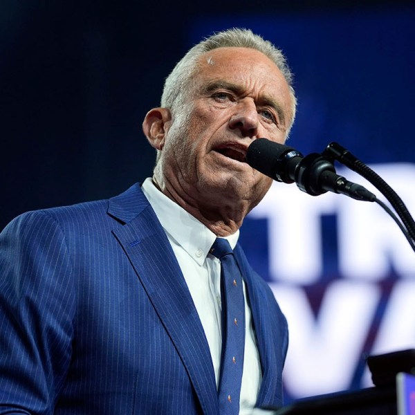 Robert F. Kennedy Junior at a speech in Arizona.