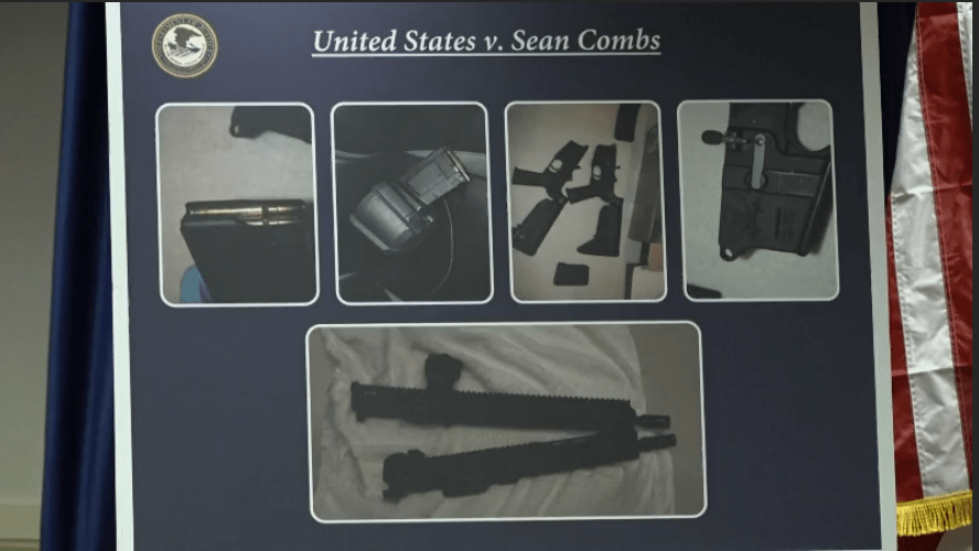 An image of evidence from the Sean "Diddy" Combs investigation.