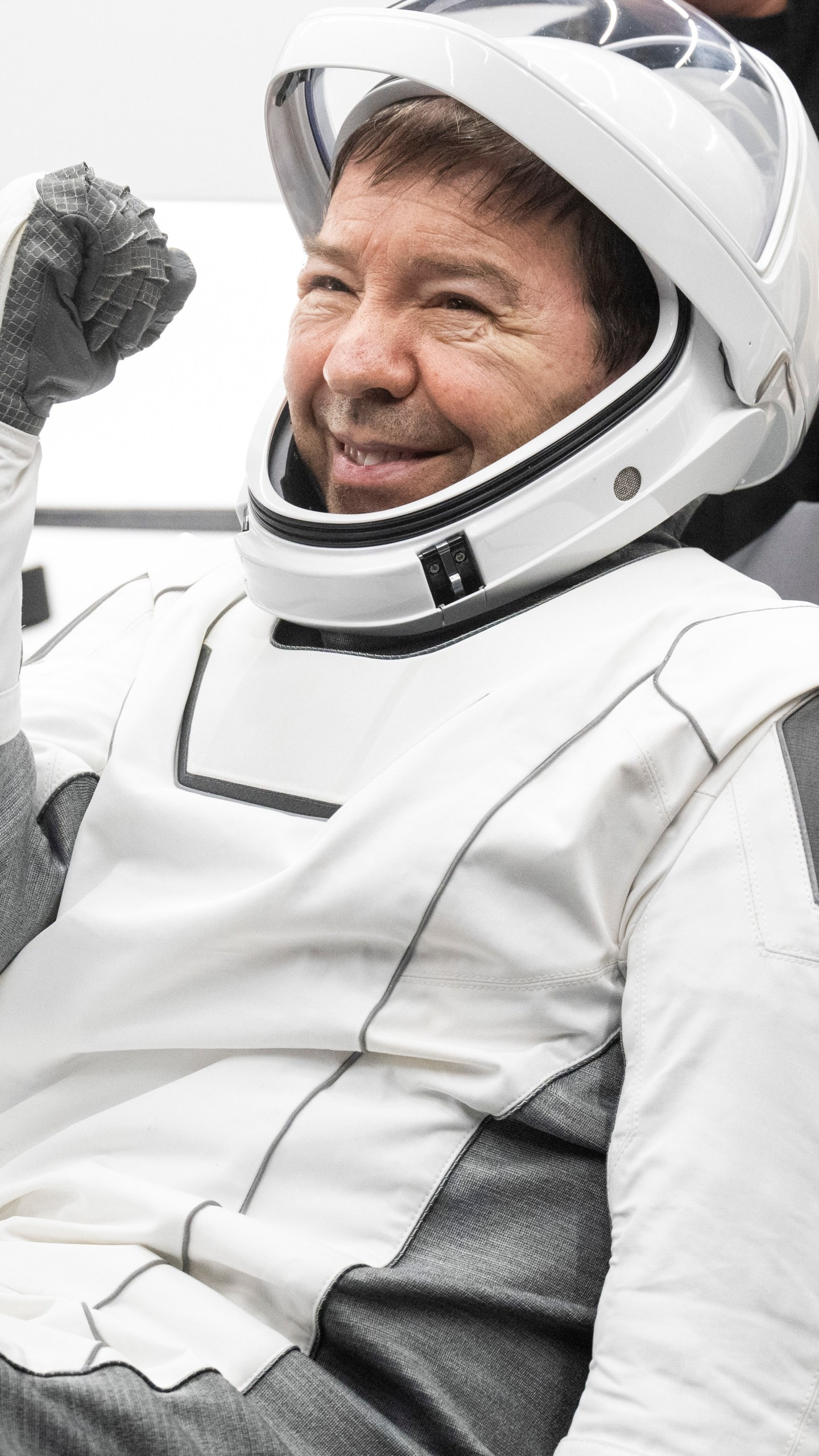 This photo provided by NASA shows NASA astronaut Michael Barratt being helped out of the SpaceX Dragon Endeavour spacecraft onboard the SpaceX recovery ship MEGAN after he, NASA astronauts Matthew Dominick, Jeanette Epps, and Roscosmos cosmonaut Alexander Grebenkin landed, in the Gulf of Mexico off the coast of Pensacola, Florida, Friday, Oct. 25, 2024. (NASA/Joel Kowsky via AP)