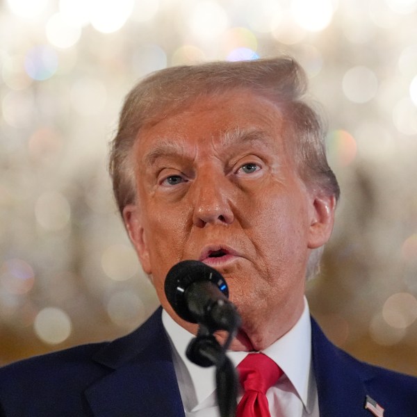 Donald Trump speaks at a press conference on Oct. 29,2024 in Florida.