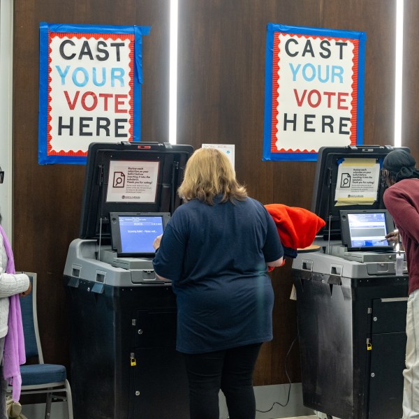 Voters cast their ballots in North Carolina on Oct. 25, 2024.