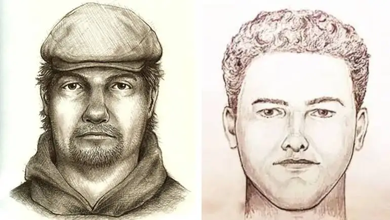 Sketches of who was believed to be the suspect in the Delphi killings.