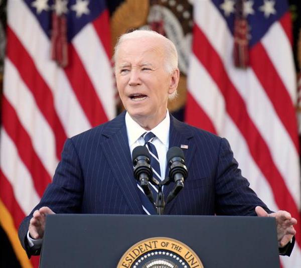 President Joe Biden speaks on Nov. 7, 2024 in Washington, D.C.