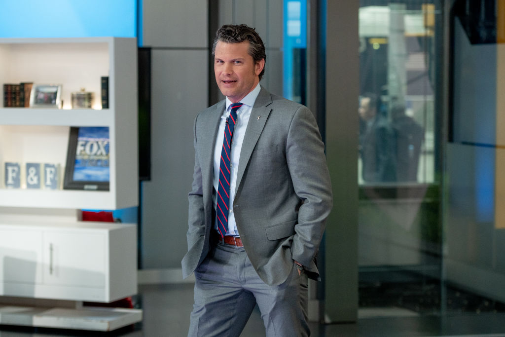 Pete Hegseth is depicted.
