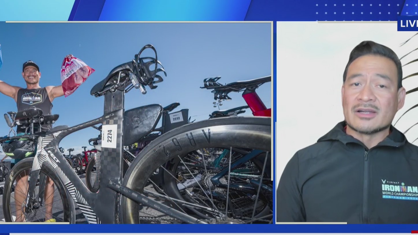 Nurse practitioner and terminal cancer patient Jonathan Pascual defied the odds by completing the Ironman World Championships in Hawaii.