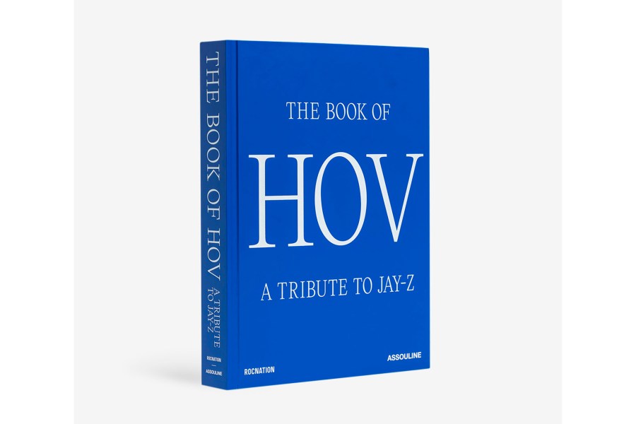 This book cover image released by Assouline shows "The Book of HOV: A Tribute to Jay-Z." (Assouline via AP)