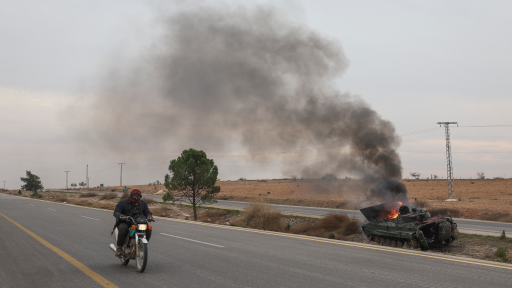 Decommissioned Syrian Air Force planes are seen at the Abu al-Duhur military airport, east of Idlib, following the takeover of the area by Syrian opposition fighters on Saturday, Dec. 7, 2024. (AP Photo/Omar Albam)