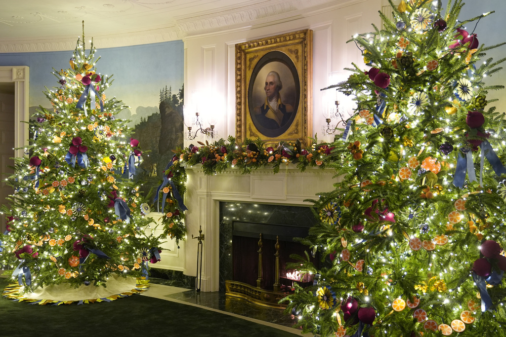 White House Christmas Decorations 2024