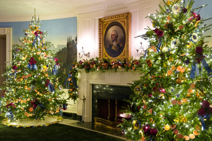 White House Christmas Decorations 2024