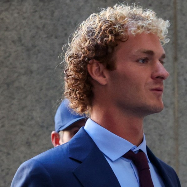 Daniel Penny walks into the courthouse as jury selection begins in his trial on October 21, 2024.